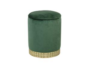 China Breathable Flannel Fabric 40.5cm Height Nordic Stool factory