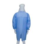 5pcs/Bag Dustproof Disposable Lab Coats With Shirt / Korean / Knitted Collar