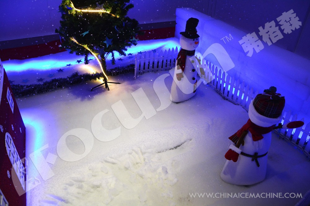 220V/1P/60HZ/50HZ Copeland Compressor Focusun 600kg Snow Maker Machine for Spa Hotels