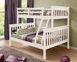 China modern bunk bed pine wood factory