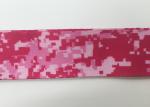 Pink Color Printed Custom Polyester Lanyards For School Id , Environment