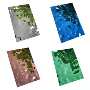 China ASTM AISI Water Ripple Stainless Steel Sheet 2205 304 316 Mirror Finished factory