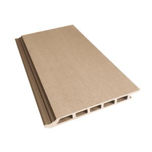China Eco Waterproof Composite Wood Plastic WPC Slat Panel For Walls 17mm factory