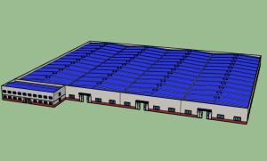 China Steel Frame Workshop Buildings Multi Span Steel Frame Construction factory