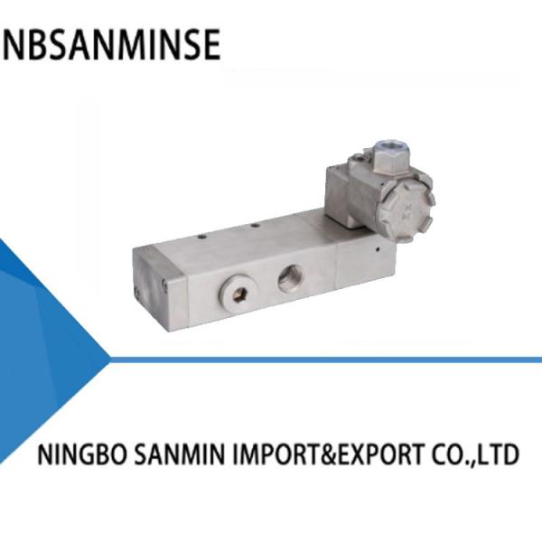 SANMIN SUS316L Stainless Steel Pipe Type Explosion Proof Solenoid Valve 0.2-1