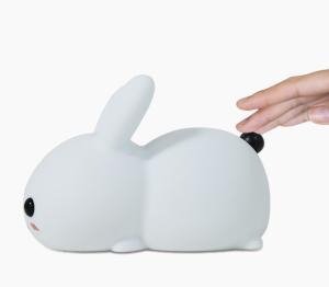China 1200mah Battery Touch Control Rabit Night Light Color And Brightness Dimmable factory