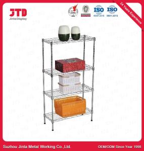 China 72in Steel Wire Shelving With Wheels factory
