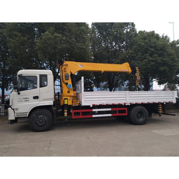 China 4x2 telescopic boom 8 ton truck mounted crane factory