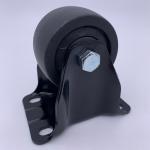 2.5 inch Black Nylon Wheel Low Profile Plate Rigid Caster