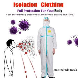 China PPE Disposable Protective Clothing With Elasticated Band And Ankles factory