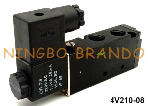 China Airtac Type 5/2 Way Pneumatic Solenoid Valve 4V210-08 DC24V DC12V factory