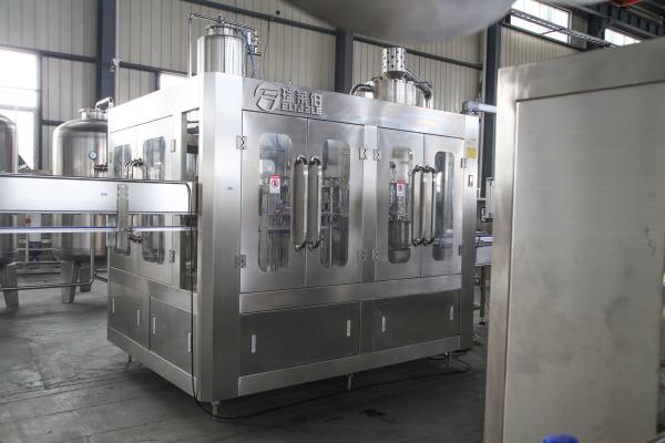 Industrial Full Automatic Juice Filling Machine PLC Bottle Washing Filling