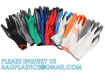 Custom Nitrile Coating Firm Grip Work GlovesNitrile Work Gloves Cotton Shell