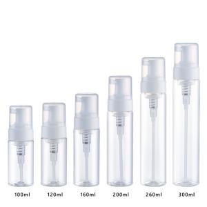China PET Foam Pump Bottle 250ml 200ml With 42mm Foam Pump Empty factory