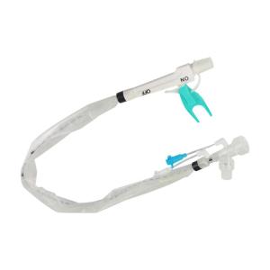 China Medical Pediatric Closed Suction Catheter 24H 72H System With Valve Performance Suction Tube factory