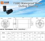 Faradyi Customized 22V 160KV 200KV No load 3500/4500RPM Brushless Submersible