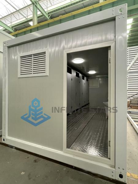 Full Scene Prefab Toilet And Shower , Portable Prefabricated Steel Structure