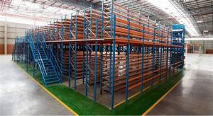 China Outdoor Mezzanine Storage Rack Attic Loft Mezzanine Floor Racking For Contractor factory