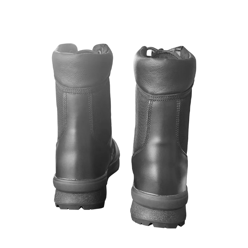 Men's Black Leather Durable Canvas Walking Protection Danner Boots for Training and Travel