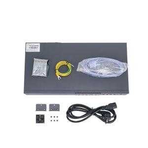 China 1U EPON Mini GPON OLT Optic Fiber 4 Port Compatible FTTx Solutions factory