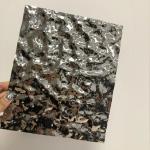 Designer’s Choice Silver Mirror Water Ripple Stainless Steel Sheet for Interior