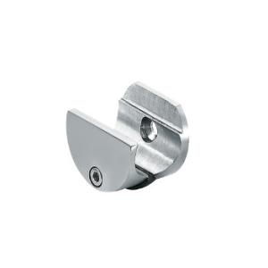 China Clamp fixing for track GL-004, stainless steel 304, finishing satin, for bathroom door factory