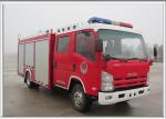 Isuzu Fire Fighting Vehicle , 3.5t Foam Fire Rescue Vehicles 20 L / S Flow