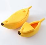 Warm Soft Punny Lovely Pet Supplies For Banana Indestructible Pet Bed