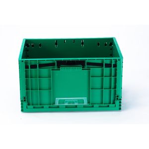 Foldable Stackable Plastic Parts Box Container for Convenient Logistic Transport