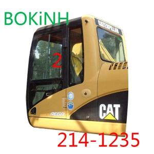 China 214-1235 CATERPILLAR Excavator Glass Cab Left Side Straight Position NO.2 Tempered Glass factory