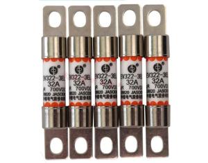 China Road Vehicle EV Bolted Type Round Tube Electric Vehicle Fuse Advance Auto EV322 3EL 32A 700VDC factory