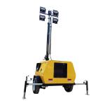 Portable Light Tower With Diesel Generator 4*400W LED Lamps For Construction