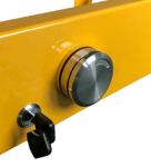 Aluminum Rubber Friction Increased Anti Theft Wheel Lock L1100xW664xH200