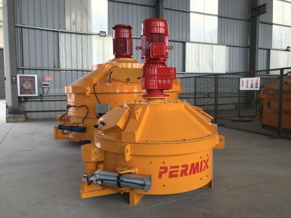 Replaceable Blades 750L Concrete Batch Mixer High Efficiency Firm Reliable