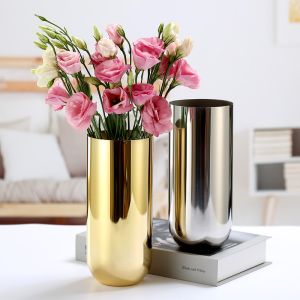 Strong Anti Corrosion Stainless Steel Flowerpot Custom Color Size Easy