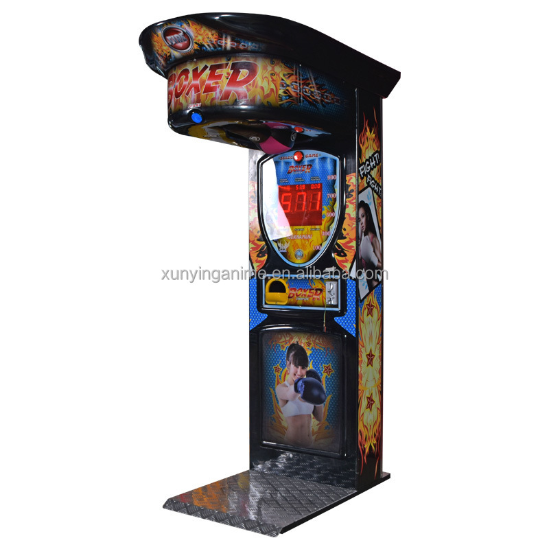 Street Basketball Ball Boxing Punch Machine For Fun Fitness 180W