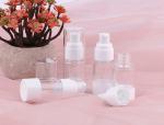 AS / PP Airless Cosmetic Bottles Smooth Surface Shatter Resistant