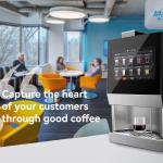 Restaurant 300 Cups Commercial Coffee Vending Machine For Tea And Coffee