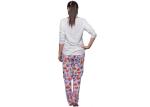 Spring Ladies Cotton Pyjamas / Soft Long Sleeve Top And Pant Nightwear