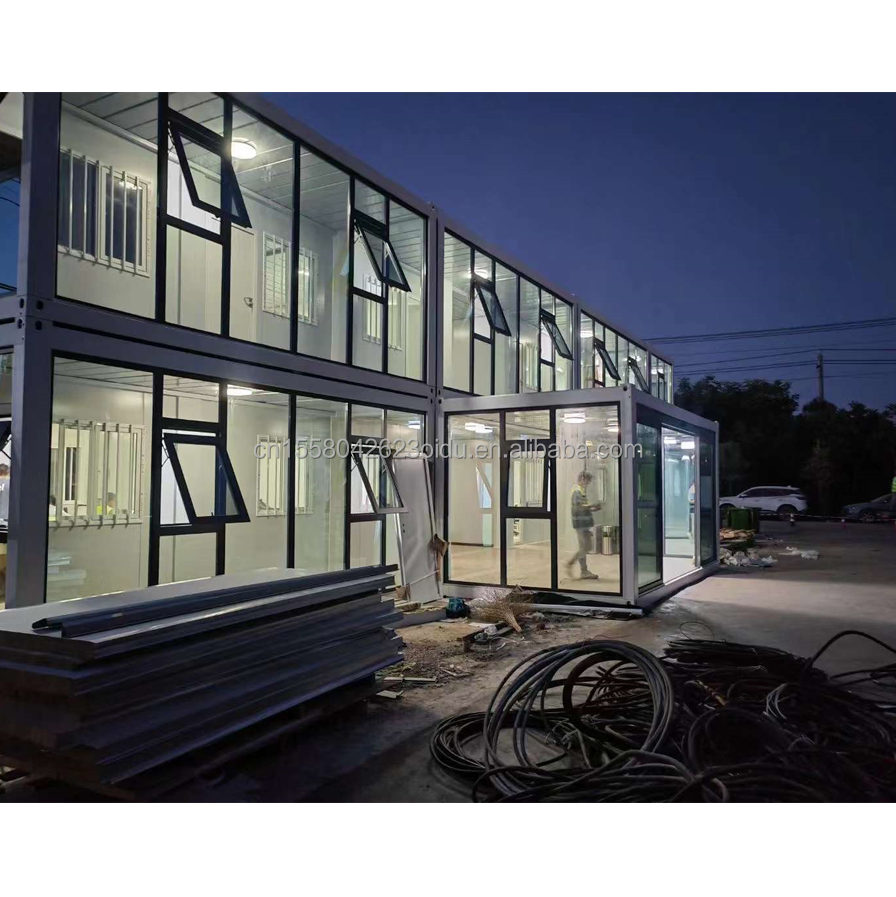 Steel Shed Container Store Prefabricated Building Frame Steel Structure for 20ft or 40ft Container Houses