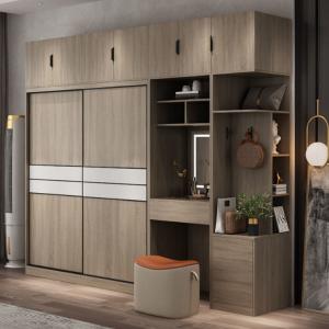 China Whole House Wood Furniture Customization home Wardrobe Cabinet factory
