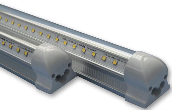 V shape 100-277V LED Tube Lighting G13 / integration / single pin for cooler