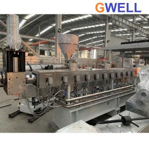 China 95mm Parallel Twin Screw Extruder Machine PET Sheet Making Auxiliary Facilities factory