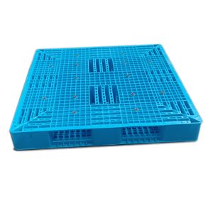 China Durable Blue Flat Plastic Pallets Virgin PP Injection Moulded Pallets on sale