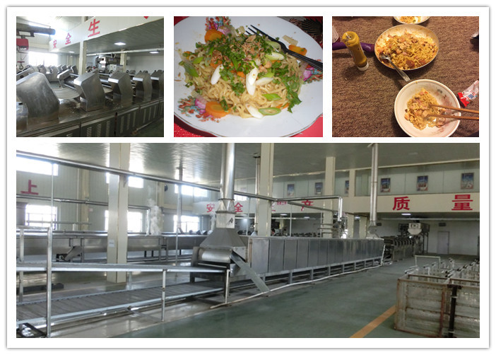 Full Automatic Fried Instant Noodles Manufacturing Machine Large Production Capacity
