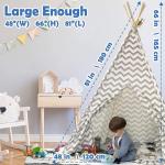 Wood Pole A Frame 180*165cm Canvas Teepee Tent