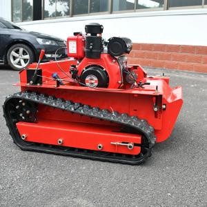 China Hammer Knife Flail Mower , Automatic Robot Lawnmower Remote Control factory