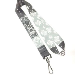 China Patone Color Dye Sublimation Lanyard , Black And White Heat Transfer Lanyard factory