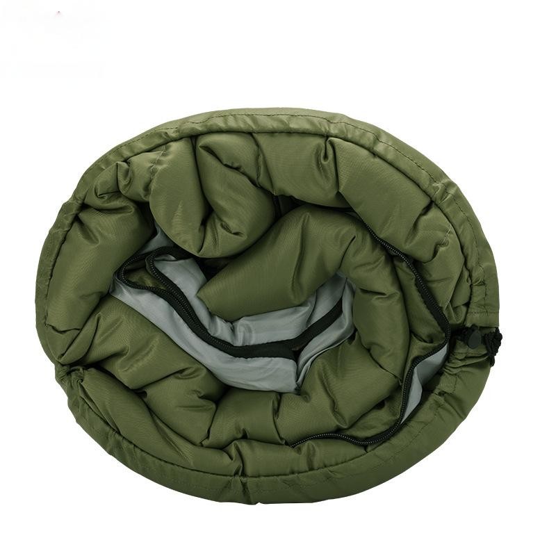 Adult Thermostatic Waterproof Sleeping Bag Cold Resistant 190T for Mountaineering