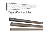 1200mm Carbon Fiber Tapered Tube Gutter Cleaning Vacuum Clearing Pole for